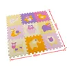 9pcs / set EVA bébé mousse griffage pad jouets enfants coussin de sol tapis de jeu éducatif animal puzzle enfants tapis couleur aléatoire 210724