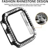 Étui de protection d'écran en diamant pour Apple Watch band iwatch 44mm 42mm 40mm 38mm Bling Crystal Étuis de protection à couverture complète Pare-chocs pour PC avec boîte de vente au détail