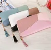 Geometric Women Cute Pink Wallets Pocket Purse Card Holder Patchwork Wallet Lady Female Fashion Short Coin Burse Money Bag DB497