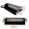 8 LEDs Car Truck Emergency Flasher Sun Visor LED Strobe Warning Light Police Flash Lights 3 Flashing Modes 12V