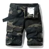 Heren Zomer Shorts Plus Size Camouflage Militaire Lading voor Mannen Knielengte Casual Katoenen Korte Broek Pantalon Corto 210716