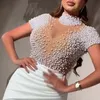 Abiti da ballo da sposa lunghi Mermaid 2021 Nuovo Sequined Deep V Collo Sweep Straw Strain Illusione Abito da sera formale Abiti da festa Personalizzato Made Plus Size