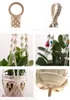 Asılı Sepetler Makrome El Yapımı Pamuk Halat Pot Tutucu Bitki Askısı Çiçek Kapalı Açık Boho Home Decoration Countyard LLF12340