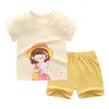 newborn Set cute printing Cotton soft Boys girls Clothes 2PCS Baby Pajamas Unisex Kids Clothing Sets 2103096826513