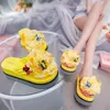 Vrouwen Sandalen Bloemen Slippers Zomer Flip Flops Slippers Dames Platform Dames Schoenen Dames Slide Wedge Hak Dikke Strand Slipper 210226