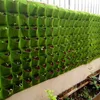 Borse per piantare sospese a parete 18/36/49/72 tasche Green Grow Bag Fioriera Giardino verticale Borsa da giardino per ortaggi Fornitura di fiori 210615