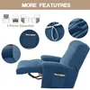 Split Style Recliner Cover Velvet All-Inclusive Massage Lazy Boy Chair Sounger Single Couco Sofa Slipcover Fåtölj S 211116