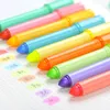 Evidenziatori 40 pz / lotto Bling Lipstick Highlighter Pen Color Crayon Marker Pens Stationery Office School Supplies Canetas Escolare FB607