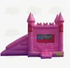 4.5x2.5m PVC Trampolines inflatable bounce house Pink jumping tent kids jumper castle for Amusement park children