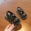2022 Verão Sapatos de Praia das Crianças Meninas Cute Impressão Sandálias Sófica Sole Confortável Bebê Criança Sapatos Chaussures Deite Enfant Tamanho 16-20