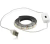 DC 5 فولت مصباح USB الحركة الصمام الإضاءة الخلفية المصابيح التلفزيون المطبخ قطاع اليد الاجتياح التلويح على قبالة الاستشعار ضوء الصمام الثنائي أضواء ماء d2.0