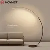 Vloerlampen Kolom LED-lamp Modern staand licht Eenvoudig ARC-standaard voor woonkamer Foyer Naast 25W Curve-armatuur