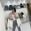 Pelliccia da donna Faux Fashion Real Raccoon Cappotti Giacche da donna Genuine Natural Thick Medium Outwear Patchwork Color Warm Clothes