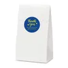 500 pezzi 1,5 pollici grazie etichette adesive adesive aziendali etichette per sacchetti da forno decorazioni per buste per feste