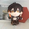 Hot Anime Plush Toy Doll Morax Zhong Li Xiao Hu Tao Game Cute Soft Faszerowane Zwierzęta Poduszki Dla Dzieci Zabawki 20cm