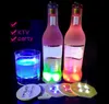 Led Bar Cup Coaster Light Up Cup Sticker For Drinks Cup Holder Light Wine Liquor Bottle Party Wedding Decoration Supplies