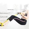 Fitness Pull Rope 4 Tube Pédale Résistance Bande Latex Naturel Sit-ups Fitness Extender Bande Élastique Yoga Exercice Pull Corde H1026