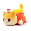 Party Favor Meow Meows peluche poupée Coke frites hamburgers pain sandwichs chat Aphmau oreiller de couchage enfants 039s cadeaux canapé4145671