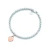 Высокое качество, модный браслет из стерлингового серебра S925, оригинальный 11 браслет в форме сердца, серия с круглым стальным шаром, женские ювелирные изделия6131501