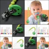 HolderSclips# Baby, MaternityToddler Kids Spädbarn Soother Wood Pacifier Clips Holder Chain Leashes Cases Baby Nipple Feeding Drop Deliver