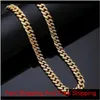 2019 Bling Diamond Iced Out Chains Necklace Mens Cuban Link Chain Stainclaces Hip Hop High Jukiden