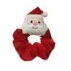 Fashion Velvet Christmas Hair Scrunchies for Girls Women New Soft Colorful Elastic Hair Rings Makeup Washing Face Accessories