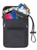 RFIDブロッキングパスポートカバートラベルウォレットドキュメントホルダーパスポートショルダー携帯電話バッグ