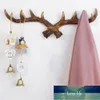 Vintage hars antler houder wandgemonteerde dop jas hanger / rack home decoratieve dier herten hoorn muur haak voor opknoping