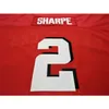 Chen37 Goodjob Men Youth Women Vintage #2 South Carolina Sterling Sharpe Red Football Jersey Size S-5XL eller Custom något namn eller nummer Jersey