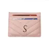 Verklig pickupv￤ska i h￶gsta kvalitet 2021 Luxury Designer Wallet Stylish herr- och kvinnokorth￥llare med svarta myntfickor303C