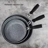 GEESTEST Marmorstein Nichtstick Pfanne mit hitzebeständigem Bakelit-Griff, Granit-Induktions-Ei-Pfanne, Geschirrspülmaschine