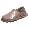 Women Men Winter Warm Slippers Slip On Scuff Clogs EVA Soft Sole Waterproof Slides Short Plush Platform House Shoes Indoor Mules 211211