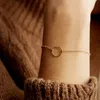 Браслет Gold Circle Bracte для ювелирных изделий из ручной работы Винтаж Ed Tobilleras Pulsera Para Tobillo Boho Bangles для женщин