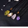 Großhandel Natürlicher Amethyst Anhänger Rohe Kristalle Reiki Heilstein Fels Mineral Charme Für Männer Frauen Schmuck