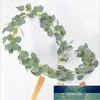 Künstliche Eukalyptus Girlande Efeu Kranz Wanddekor Gefälschte Pflanze Seide Eukalyptus Rattan Grün Girlande Für Hochzeitskulisse ARCH1 Fabrik Preis Experten Design