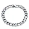 Link Chain 8mm Men Bracelet Stainless Steel Curb Cuban Bangle For Male Women Hiphop Trendy Wrist Jewelry Gift 2022 Kent22