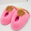 Unisex One Size Sneakers 2022 New Cartoon Cute Winter Women Home Slippers Warm Plush Footwear Sales Plush Sliders Shoes Y1120