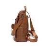 Frauen Rucksack Hohe Qualität Vintage Öl Wachs PU Leder Bagpack Neue Wasserdichte Anti-diebstahl Damen Freizeit Reise Rucksack