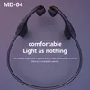 MD04 Bluetooth беспроводные наушники 3D бас стерео шумоподавление спортивные музыкальные наушники костные проводимости Hifi бизнес вызов наушников для A02