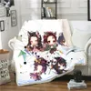 Slayer 3D Impresso Blanket de lã para camas Quilt Fashion Colchead Sherpa Jogar Cobertores Adultos Crianças