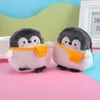 Cute Cartoon Animal Coin Portemonnee Creatieve Penguin Pluche Mini Portemonnee Vierkante Case Dames Portemonnee Key Oortelefoon Houder Clutch Bag