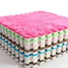 Splicing mattor för vardagsrum plysch mjuk klättring matta rug split gemensamma bad anti-skid mattor rosa shaggy area 30 * 30cm