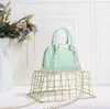 Mini shell jelly handbags Fashion Girls portable one shoulder Candy Bag PVC Colorful Chain Bag Lady Handbag