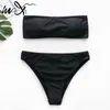 Dames badkleding in-x hoge taille badpakken Bandeau Braziliaanse bikini 2021 sexy micro dames zwemmen witte zwempak zomer biquini xl