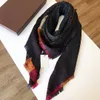 2022 Scarf For Men and Women Oversized Classic Check Shawls Scarves Designer luxury Gold silver thread plaid Shawl size 140*140CM