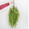 Dekorative Blumen Kränze Heimdekoration Simulation Kunststoff Wasserpflanzen Künstliche Hochzeit Decke Garten Maidenhair Wandbehang DIY