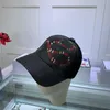 2022 heren sunmer hoeden ontwerp bal caps klassieke goede kwaliteit snake tiger bee canvas met mannen baseball cap mode dames zonnehoed