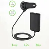 QC 3.0 Autolader Multi USB Passenger Auto Charger Voorsteun 4 Port Adapter Universal Charging Quick Charge Adapter voor mobiele telefoon