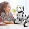 Cute Zwierzęta Inteligentna LED Elektroniczny Zwierząt Zabawki Interaktywne RC Robot Dog Wireless Pilot Pilot Inteligentny Sing Dance Prezent Urodzinowy