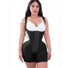 Women's Gorset Fajas Colombianas Large Size Shapewear Open Bust Body Corse Waist Trainer High Compression Skims Bodysuit 211230